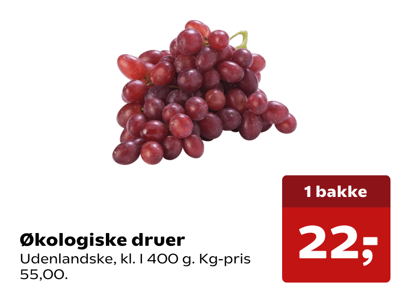 Økologiske druer