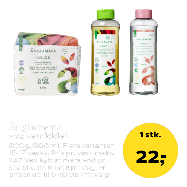Änglamark vaskemiddel