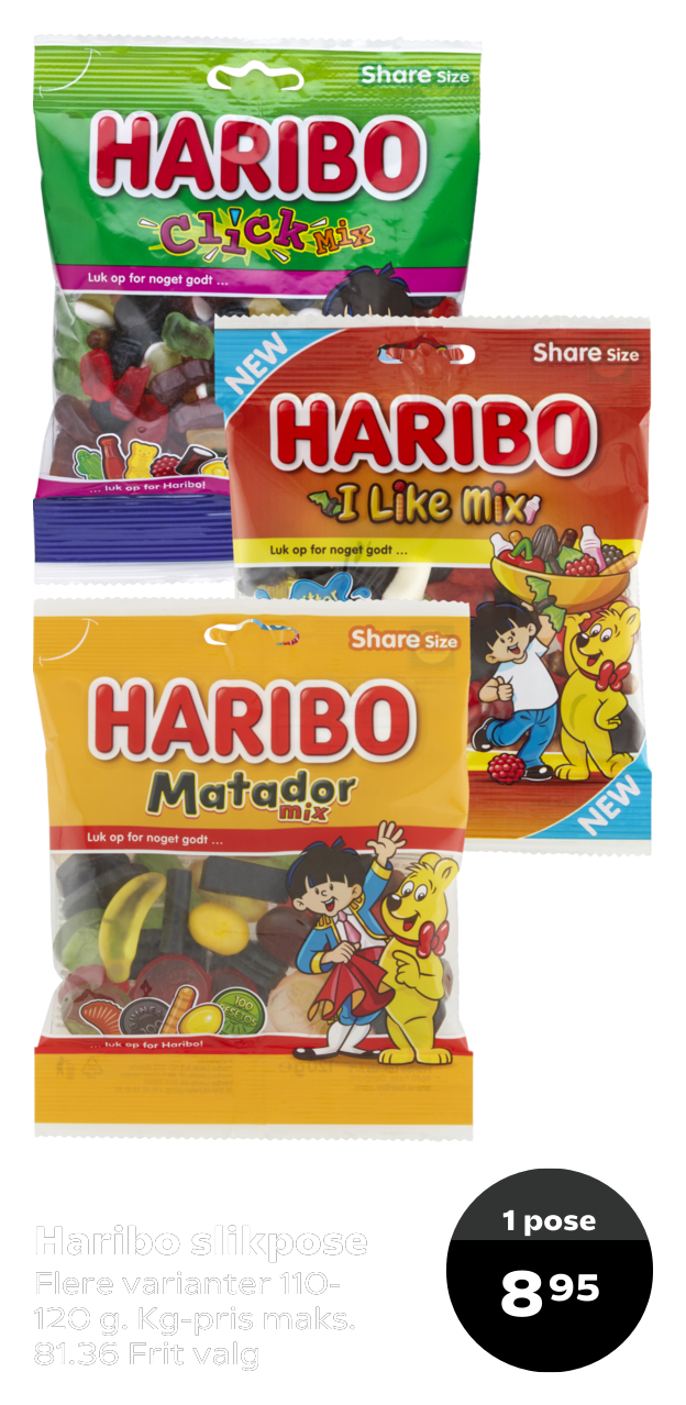 Haribo slikpose
