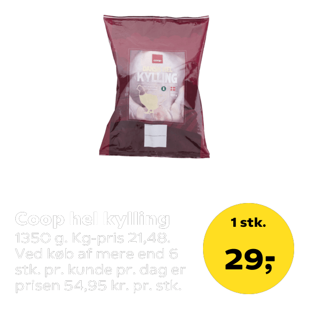Coop hel kylling