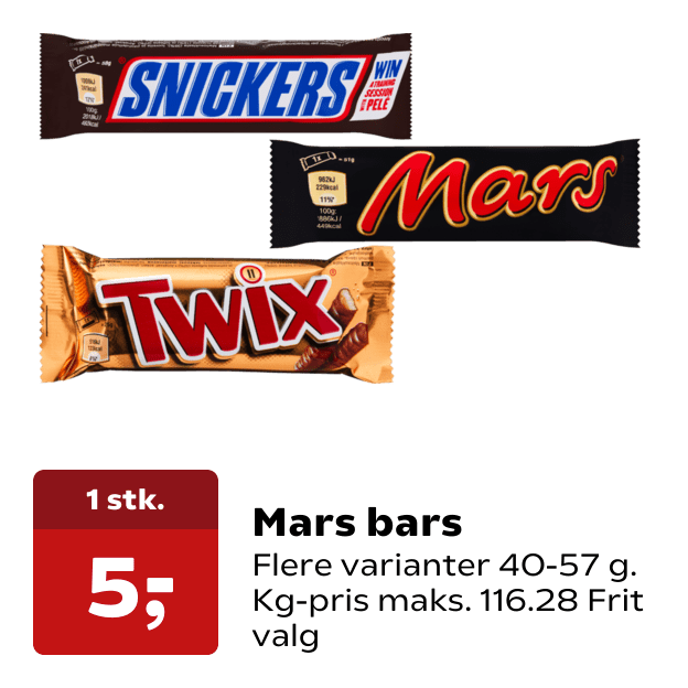 Mars bars