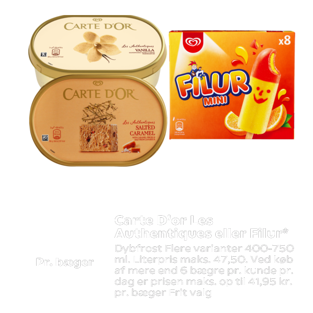 Carte D'or Les Authentiques eller Filur