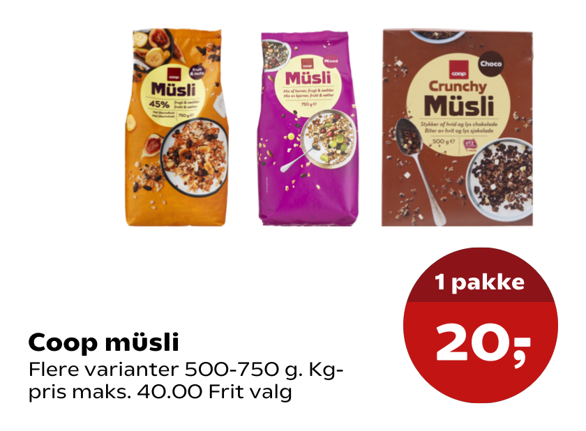Coop müsli