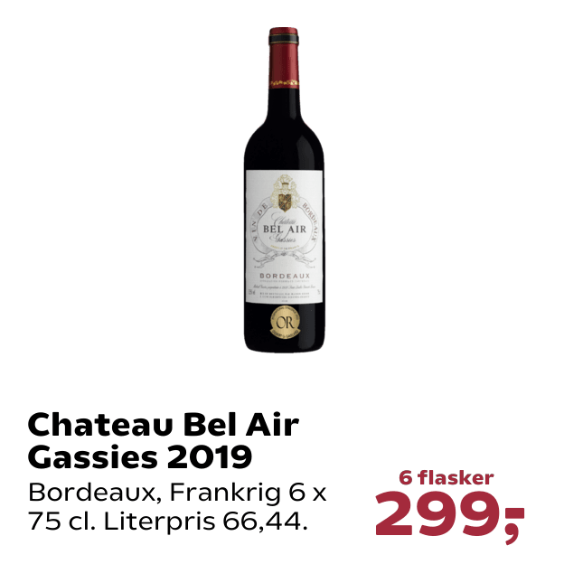 Chateau Bel Air Gassies 2019