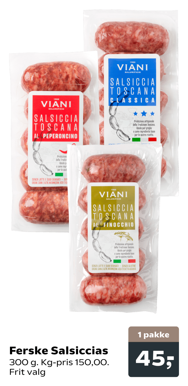 Ferske Salsiccias