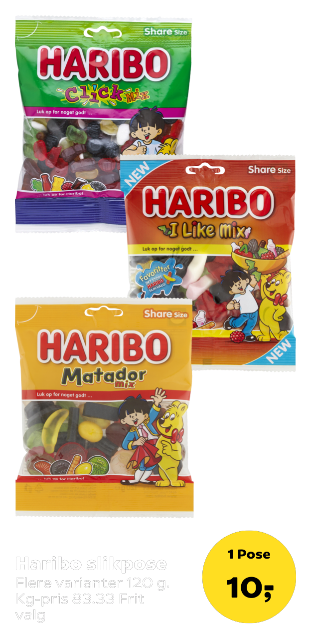 Haribo slikpose