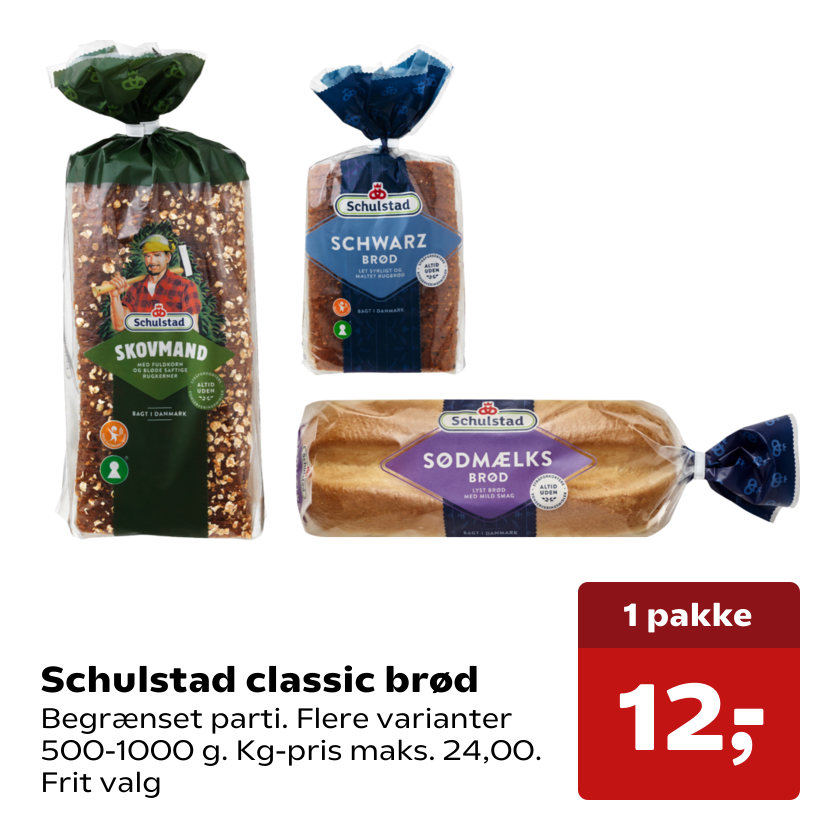 Schulstad classic brød