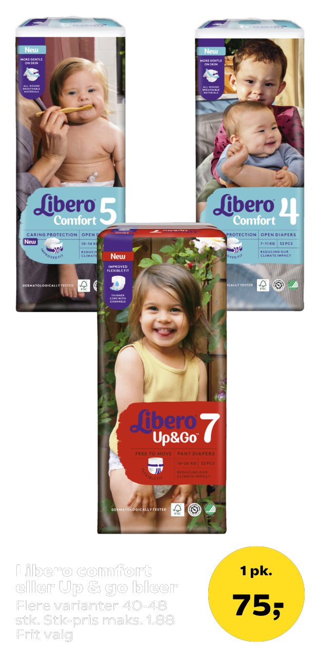 Libero comfort eller Up & go bleer