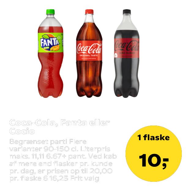Coca-Cola, Fanta eller Cocio