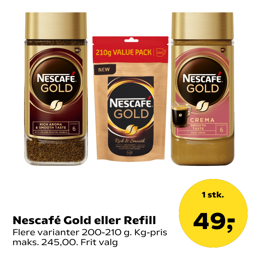 Nescafé Gold eller Refill