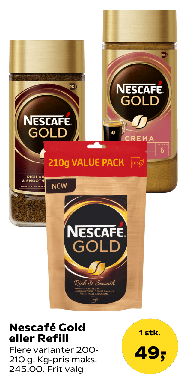 Nescafé Gold eller Refill