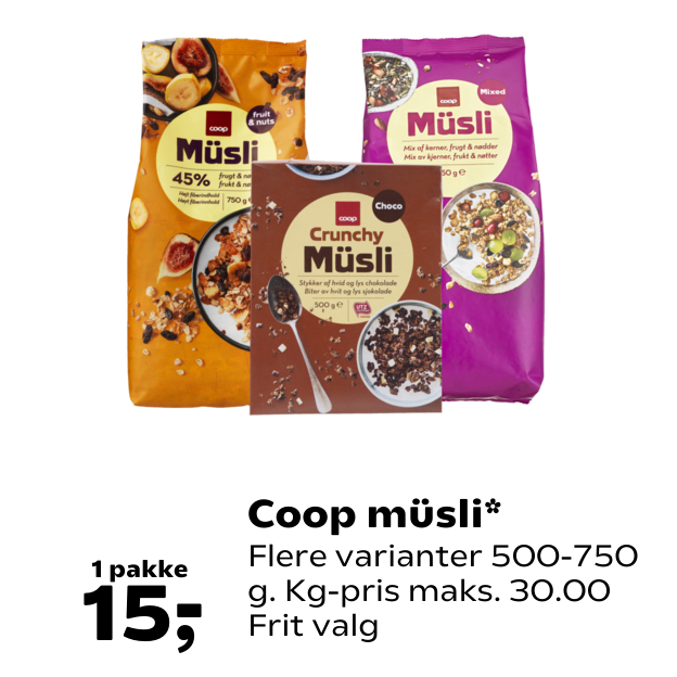 Coop müsli