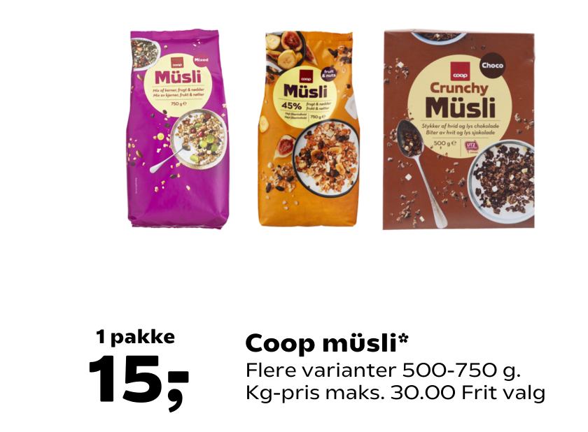 Coop müsli