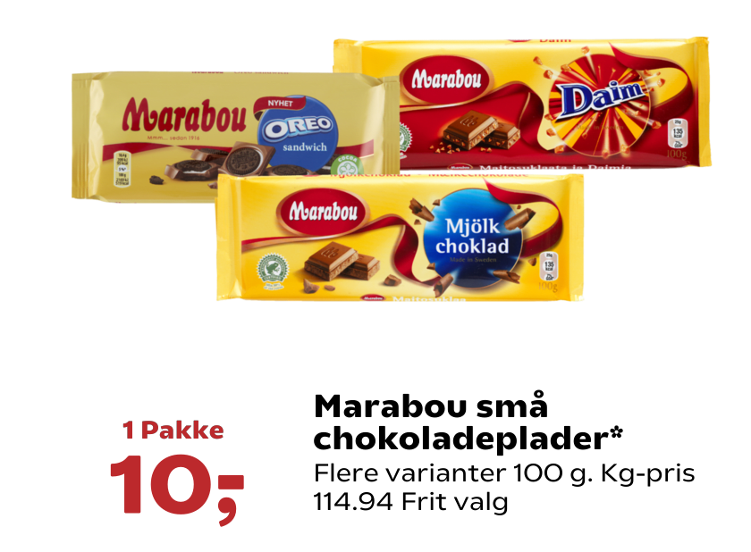 Marabou små chokoladeplader