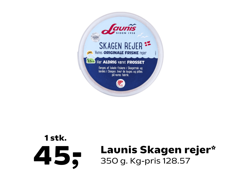 Launis Skagen rejer