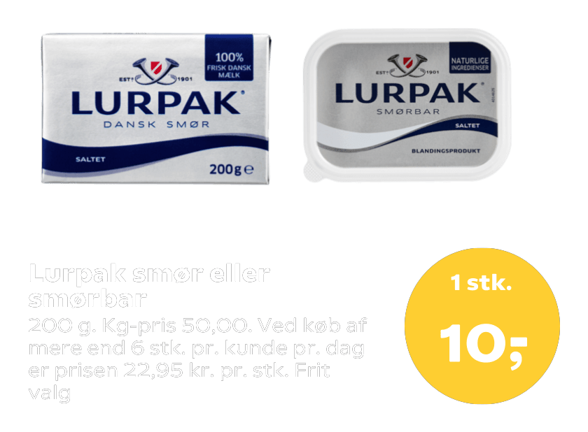 Lurpak smør eller smørbar