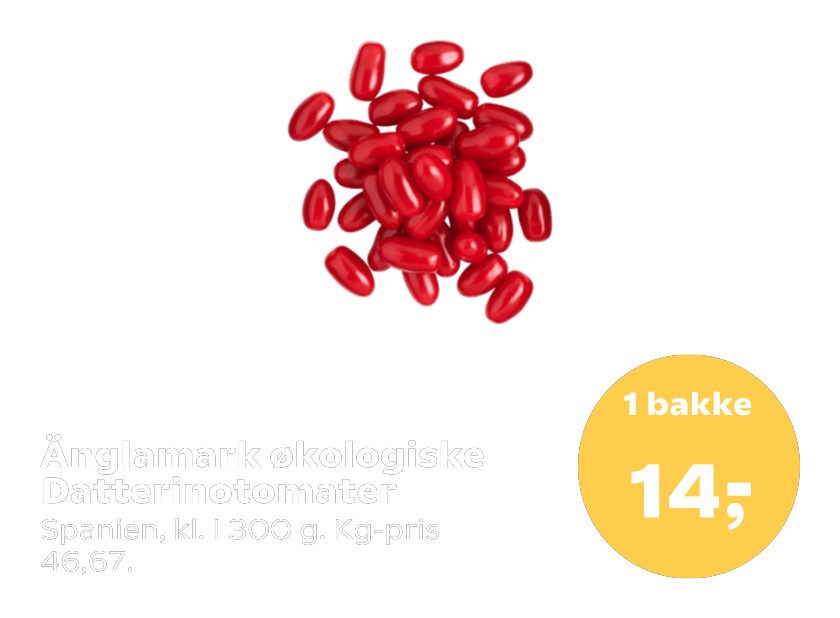 Änglamark økologiske Datterinotomater