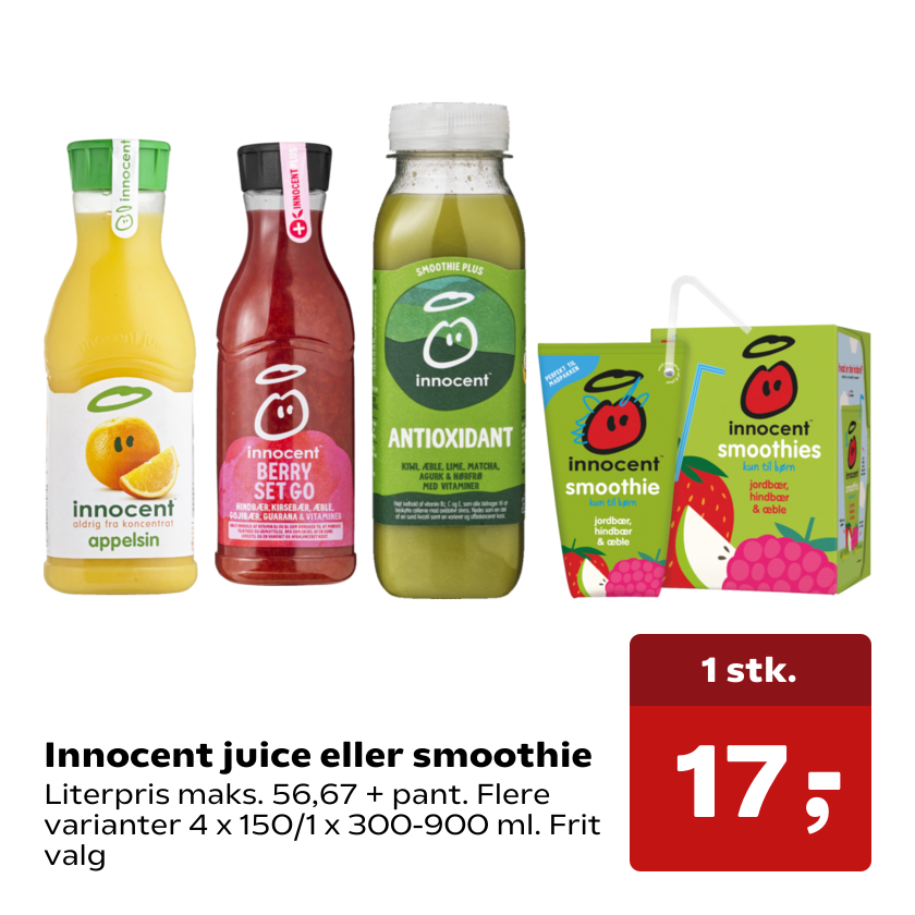 Innocent juice eller smoothie