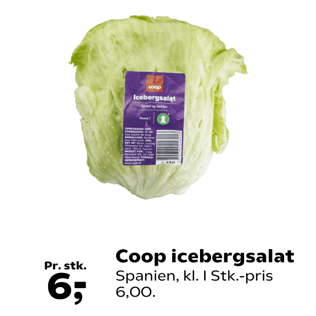 Coop icebergsalat