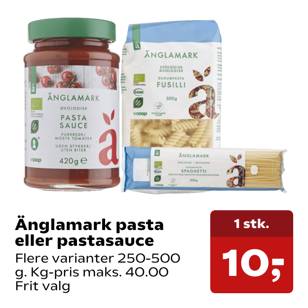 Änglamark pasta eller pastasauce