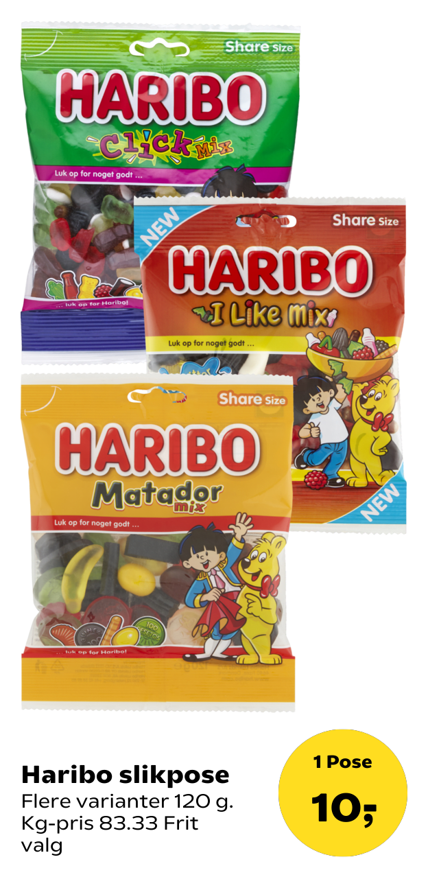 Haribo slikpose