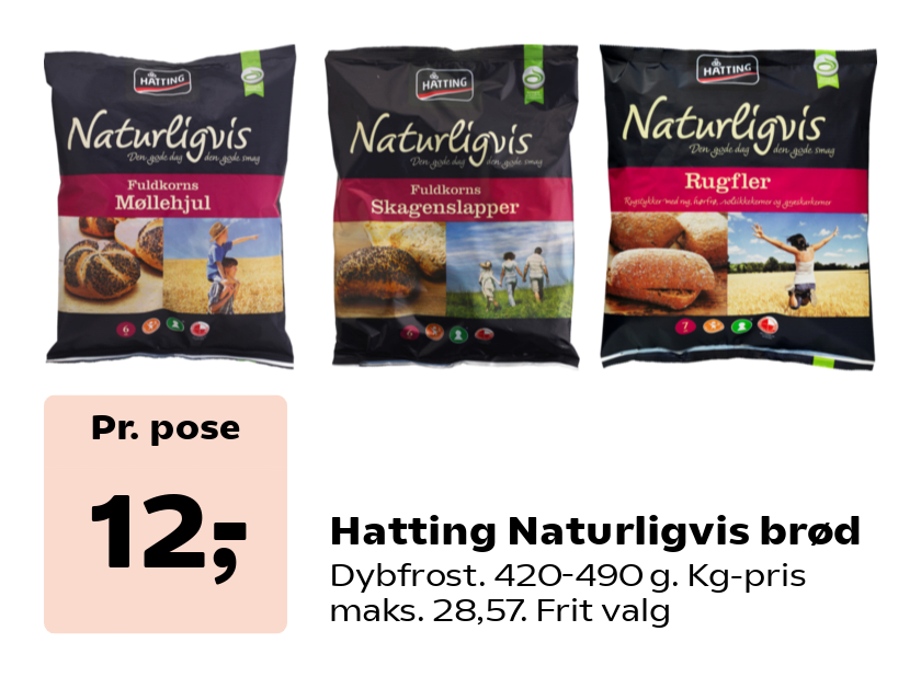 Hatting Naturligvis brød
