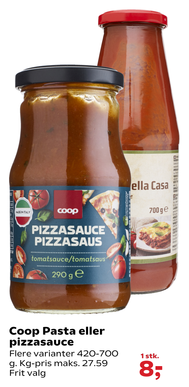 Coop Pasta eller pizzasauce