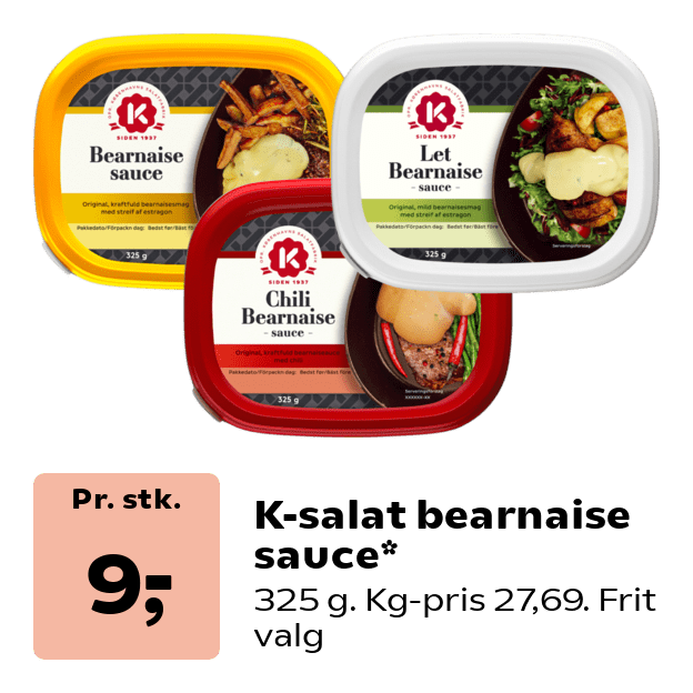 K-salat bearnaise sauce