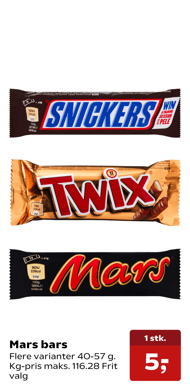 Mars bars