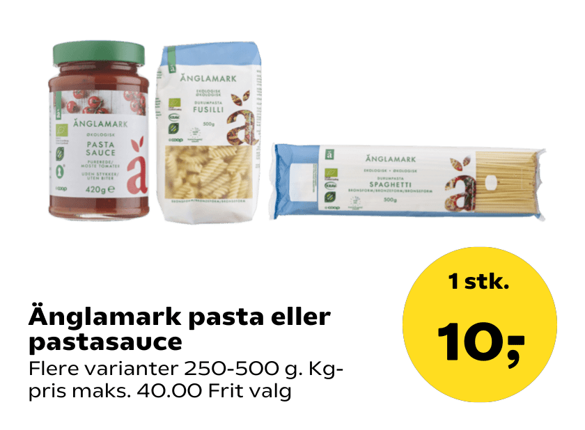 Änglamark pasta eller pastasauce