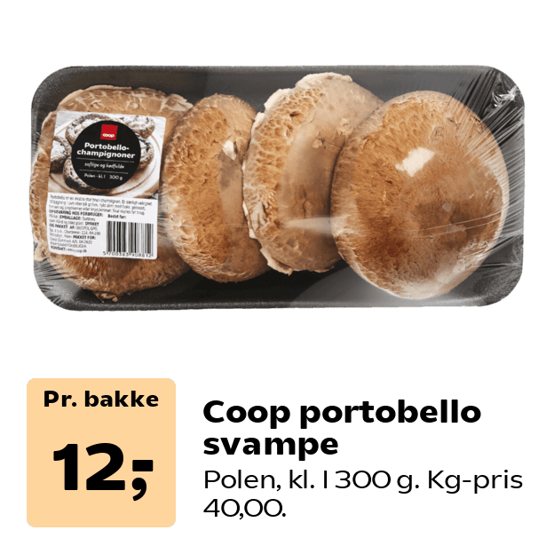 Coop portobello svampe