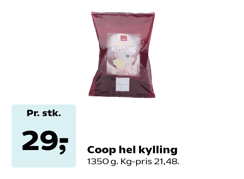 Coop hel kylling