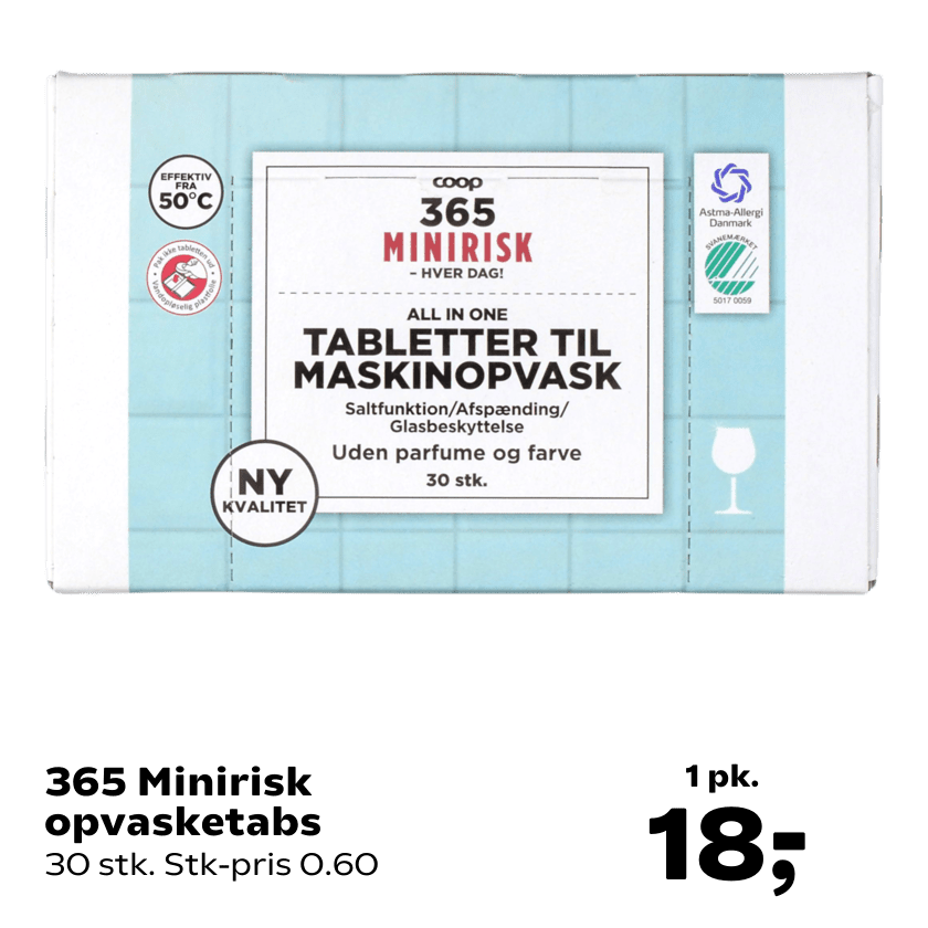 365 Minirisk opvasketabs
