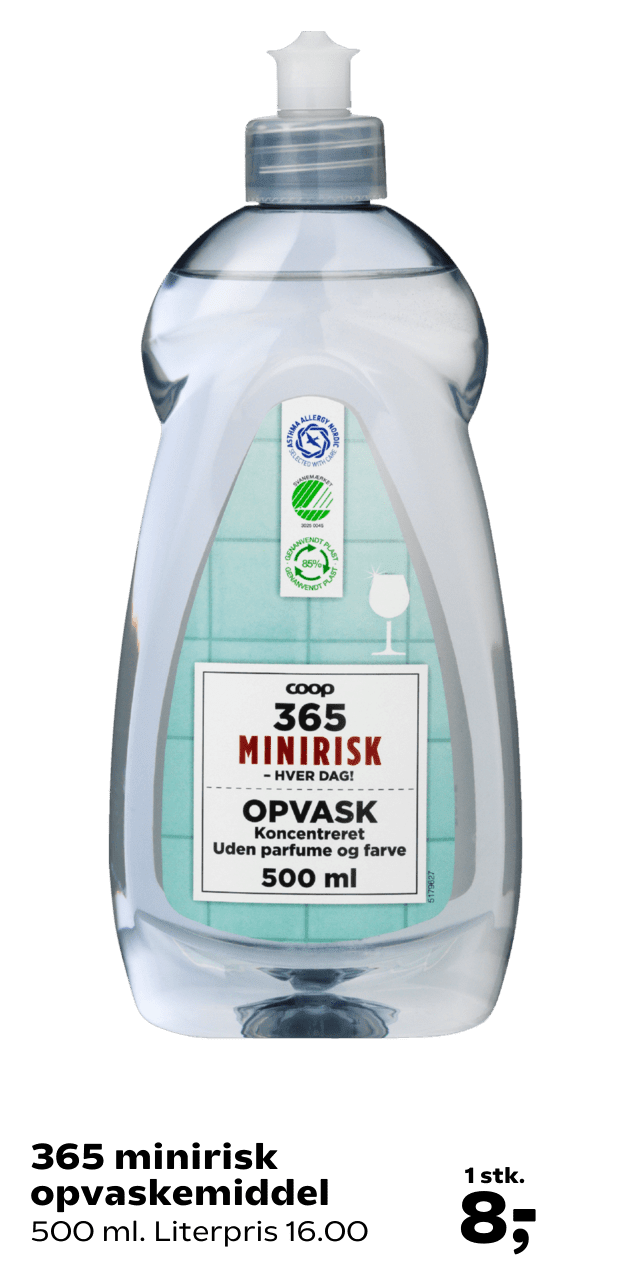 365 minirisk opvaskemiddel