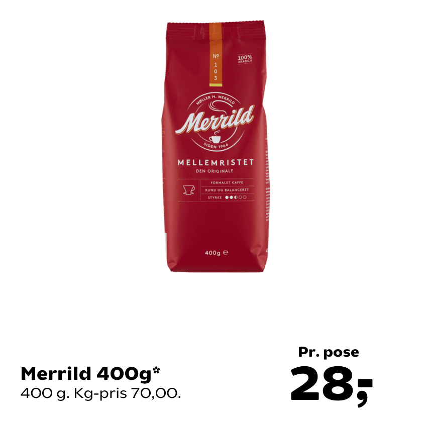 Merrild 400g