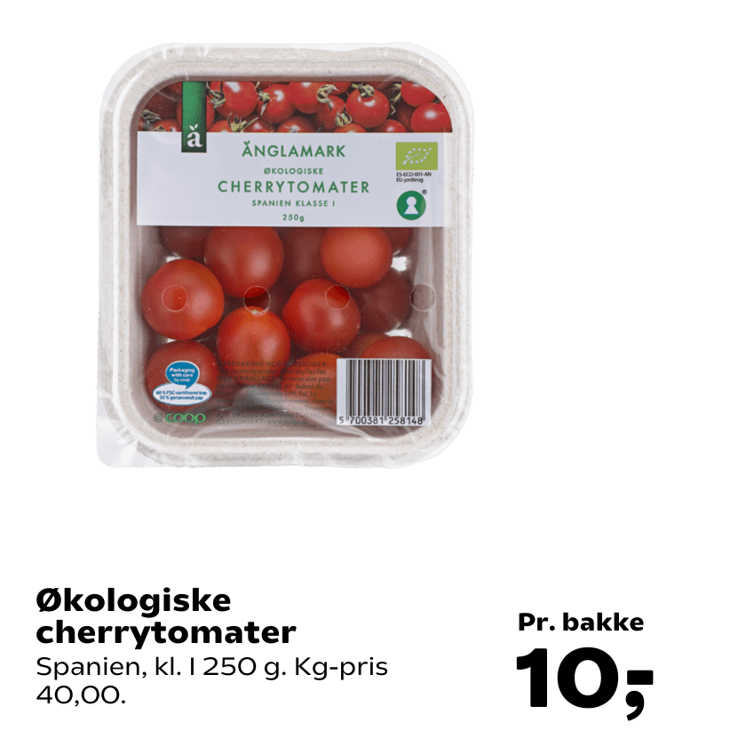 Økologiske cherrytomater