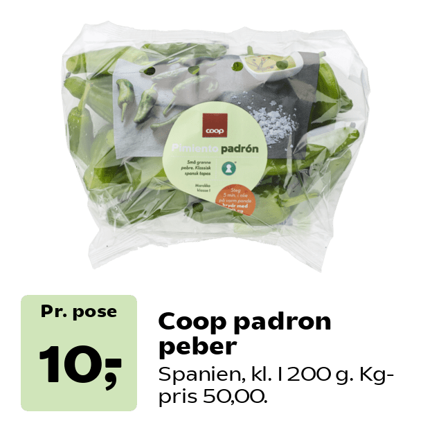 Coop padron peber