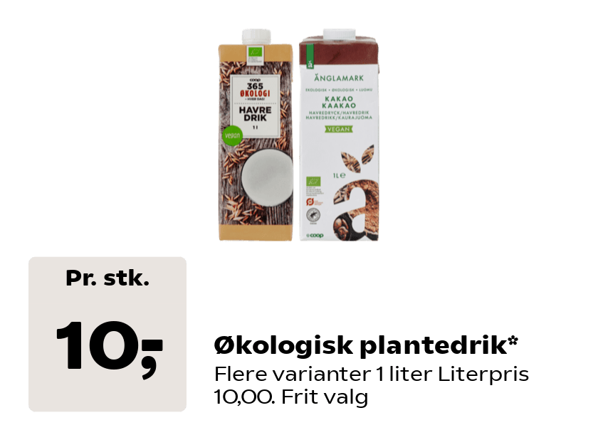 Økologisk plantedrik