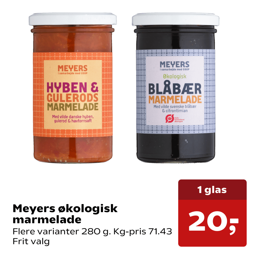 Meyers økologisk marmelade