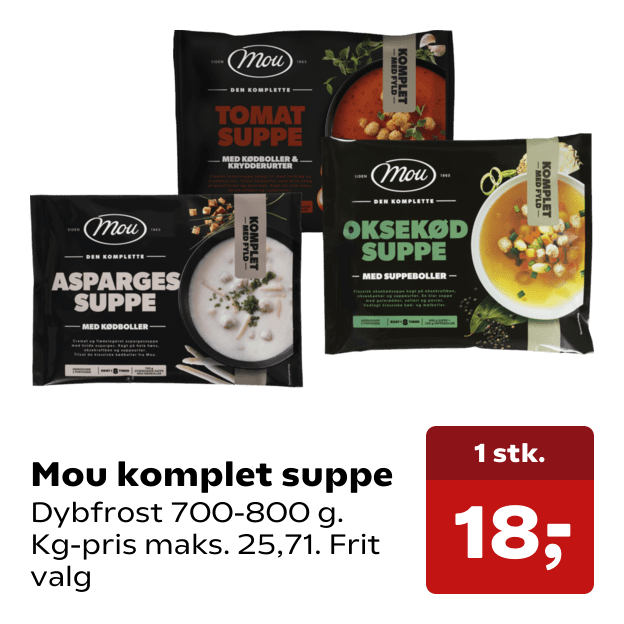 Mou komplet suppe