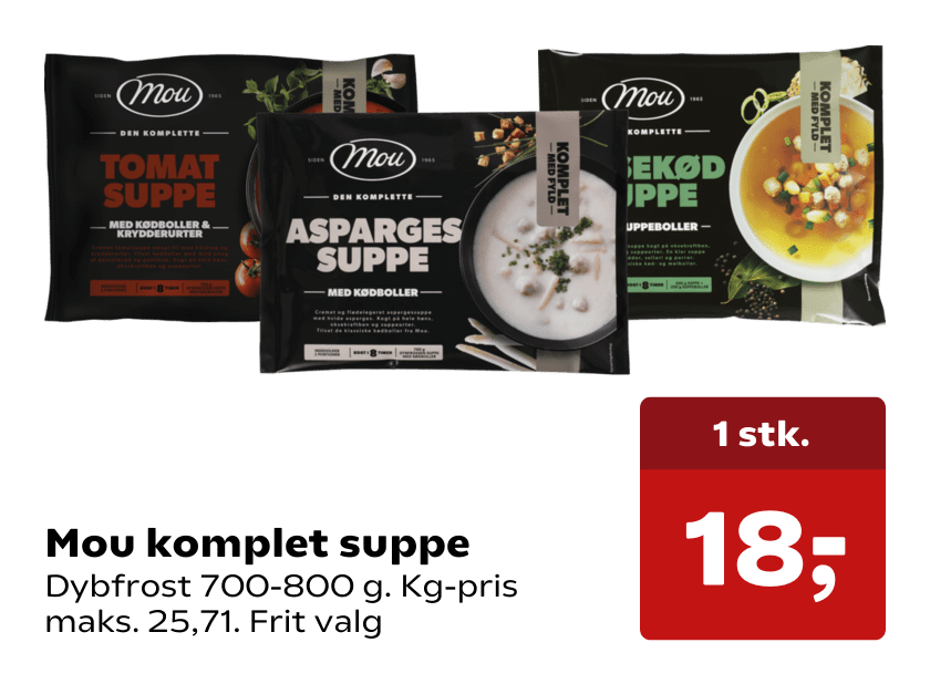 Mou komplet suppe