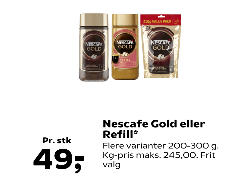 Nescafe Gold eller Refill