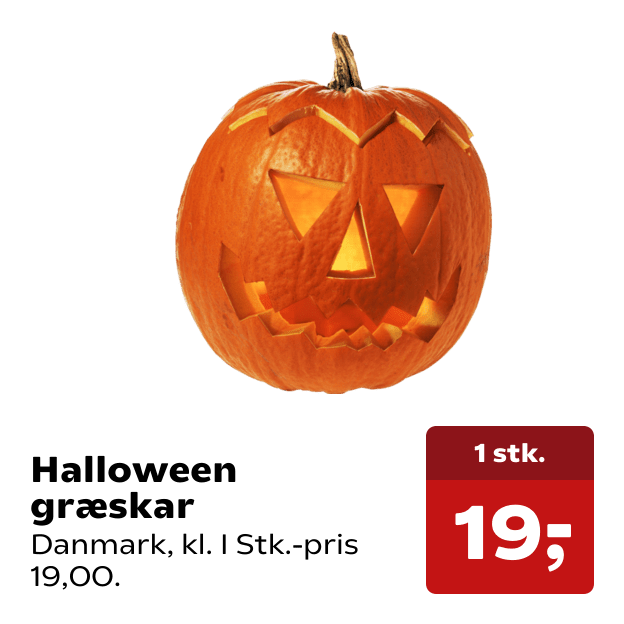 Halloween græskar