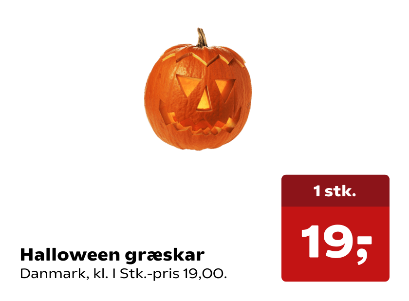 Halloween græskar