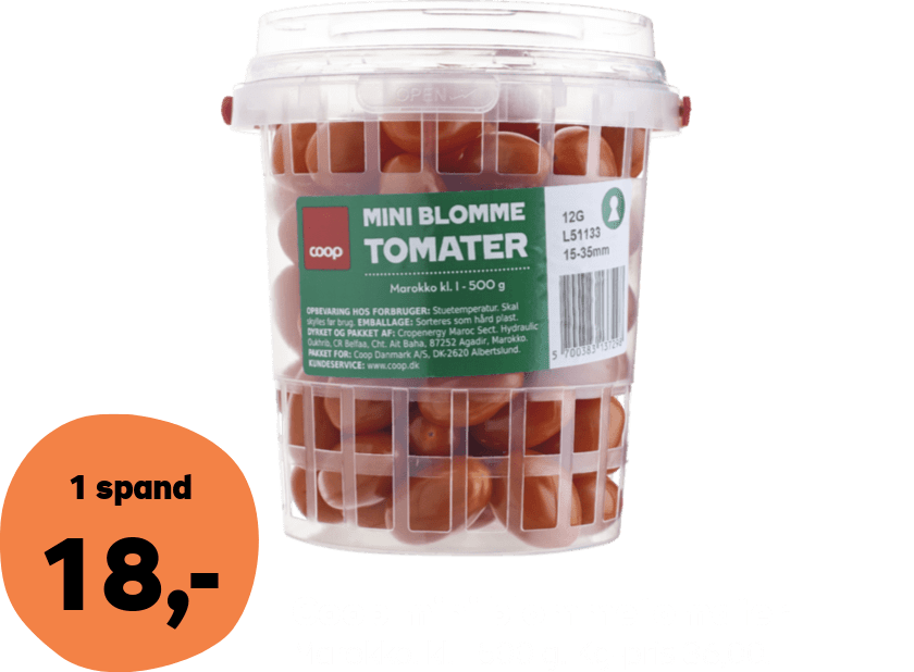 Coop mini blommetomater