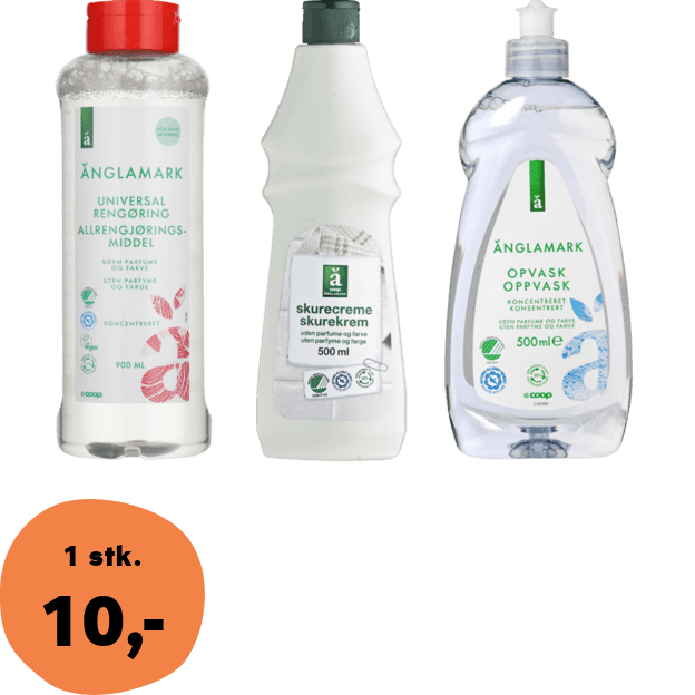 Änglamark universal rengøring, skurecreme eller opvaskemiddel