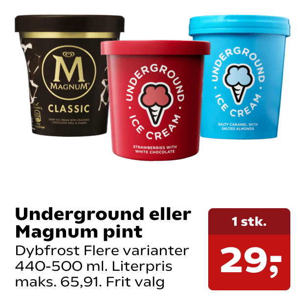 Underground eller Magnum pint