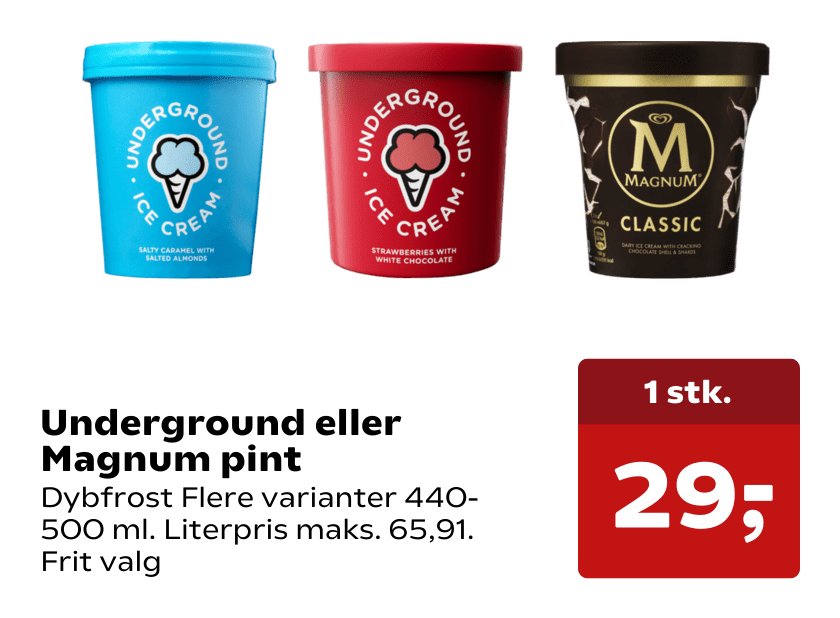 Underground eller Magnum pint
