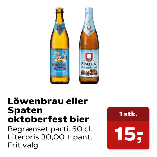 Löwenbrau eller Spaten oktoberfest bier