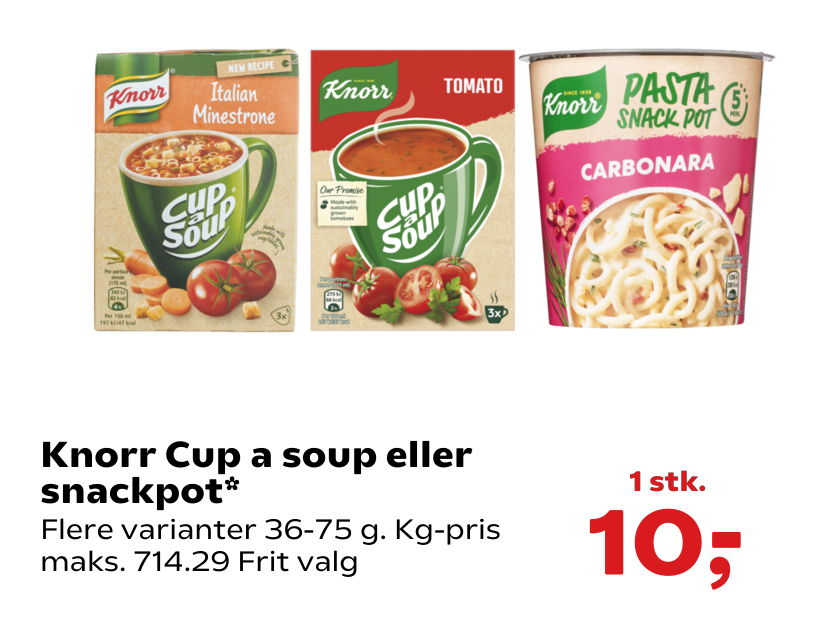 Knorr Cup a soup eller snackpot